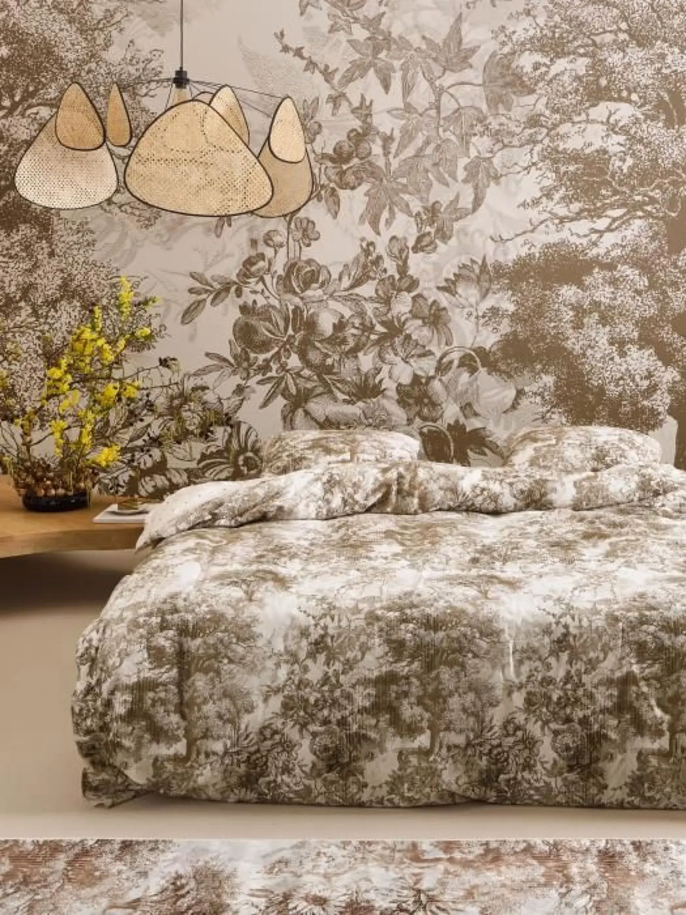 ESSENZA | Satin Bettwäsche 70x90cm / 140x200cm Aurelie Vanilla | 